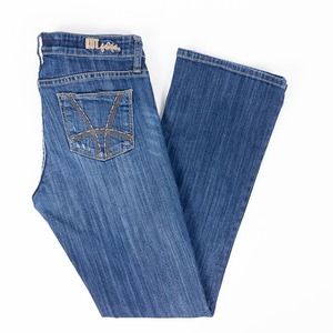 Kut From The Kloth Farrah Baby Bootcut Women Jeans Dark Wash 6R